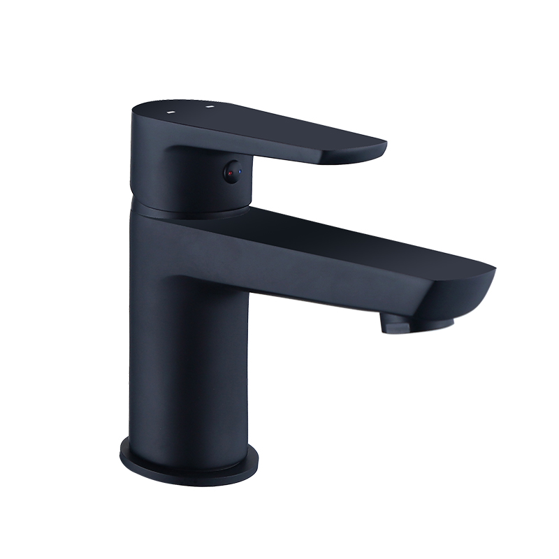 Matte Black DZR Brass 35mm Ceramic Cartridge Basin Mixer