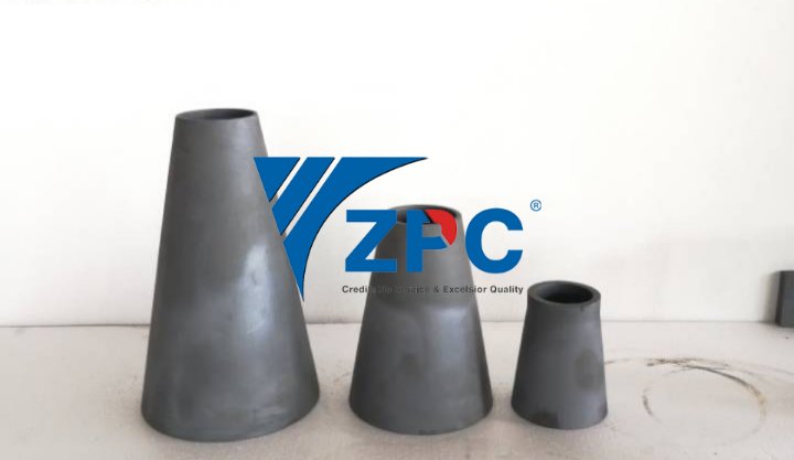 The service life of silicon carbide nozzle is 7-10 times that of alumina nozzle.