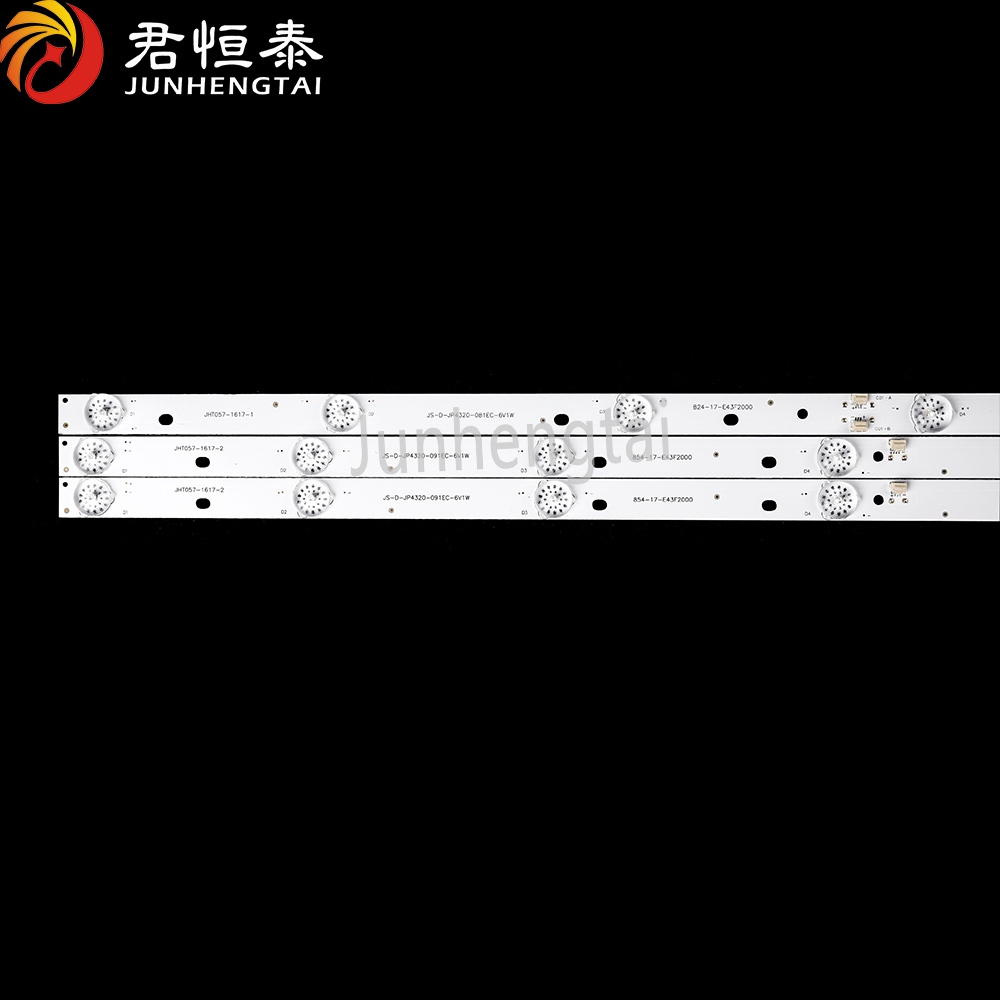 JHT LED TV Bar Suppplier hot selling lcd backlight strips 6v1w JS-D-JP4320 TV PARTS Factory 43inch tv led lighting 