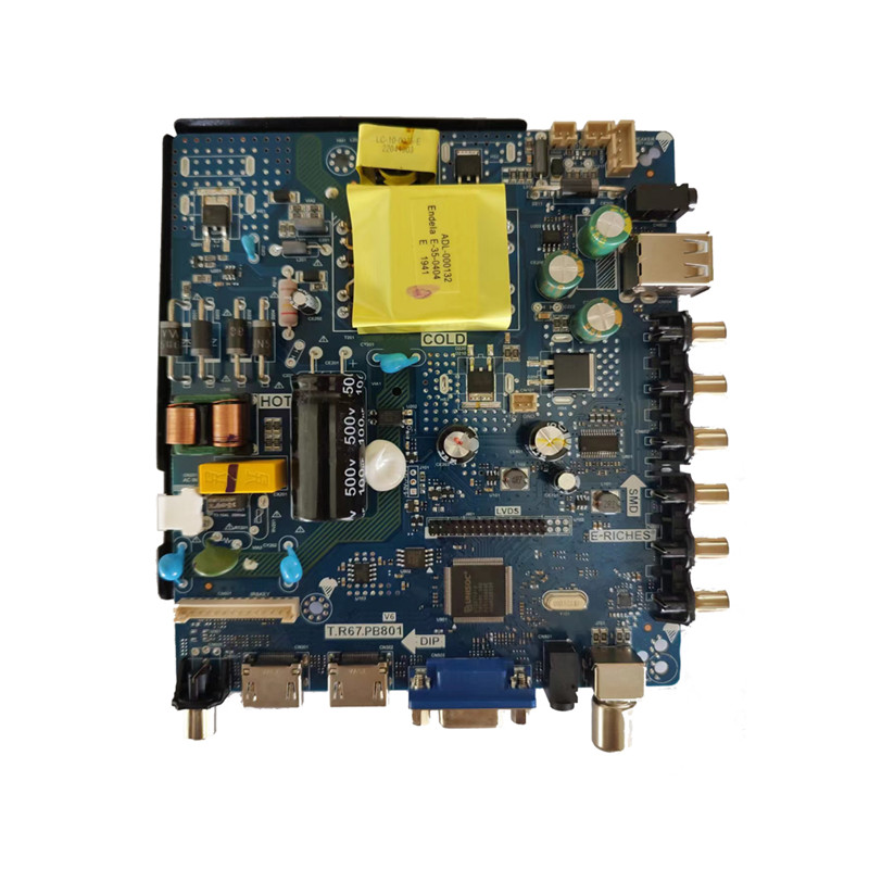  JUNHENGTAI LED TV Mainboard 32-43inch Universal TR67.801 45W PCB Board Of LCD Television Mother Board