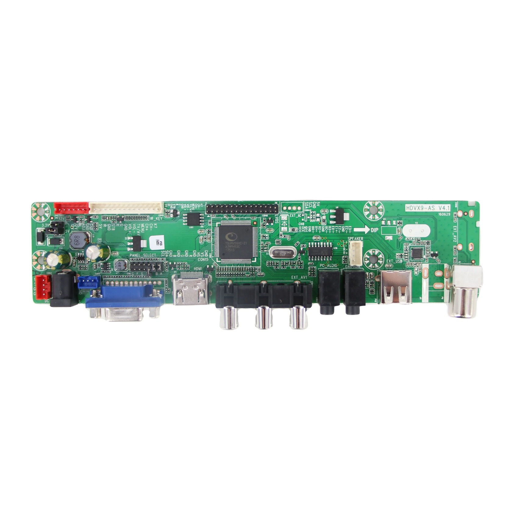 LED TV mainboard v59 lc mother pcb board universal 24inch -32inch HDVX9-AS-4.3 analog tv system motherboard 