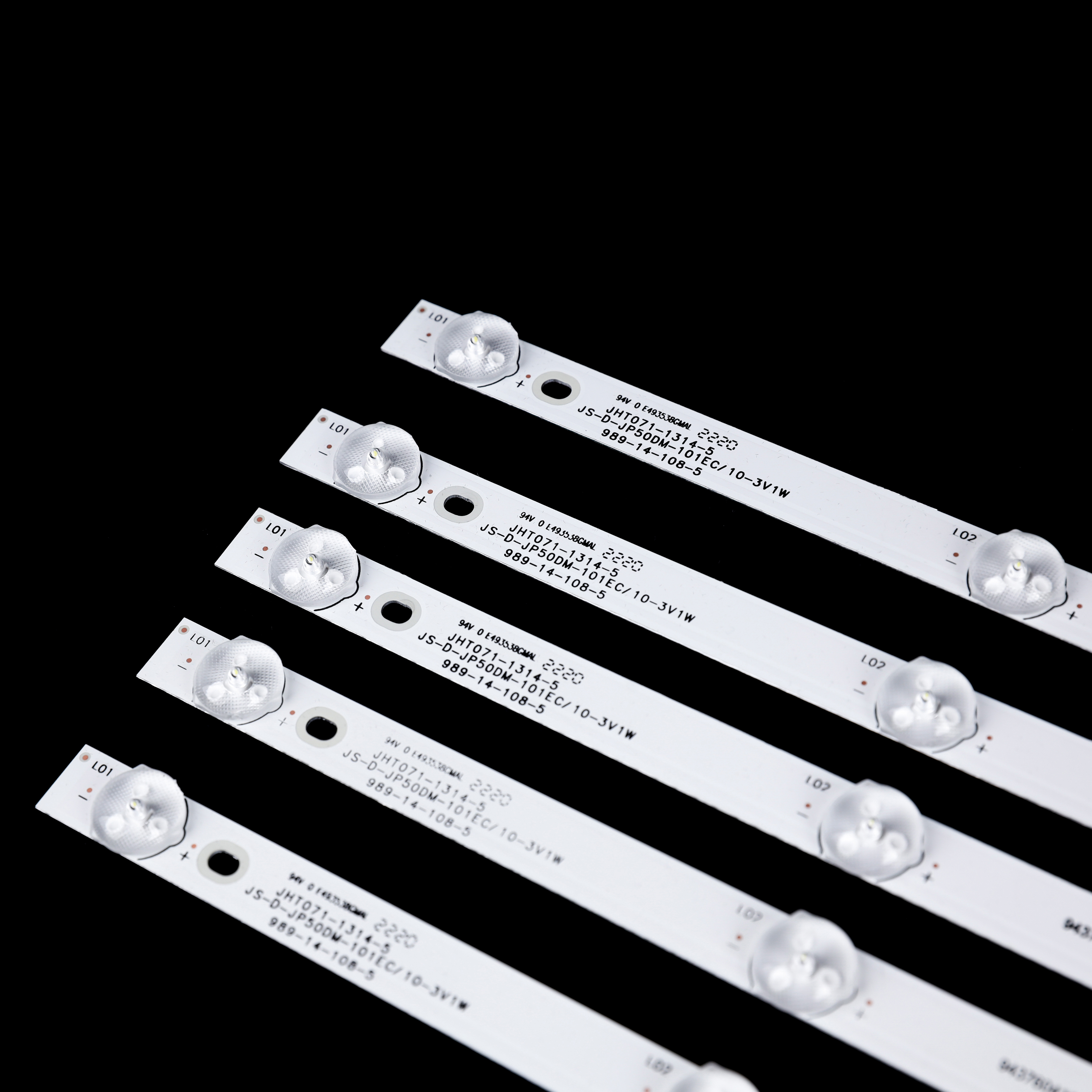 LED TV Backlight strips china factoty JHT071 JS-D-JP50DM 10LEDS price cheaper 3v 1w LED Bar