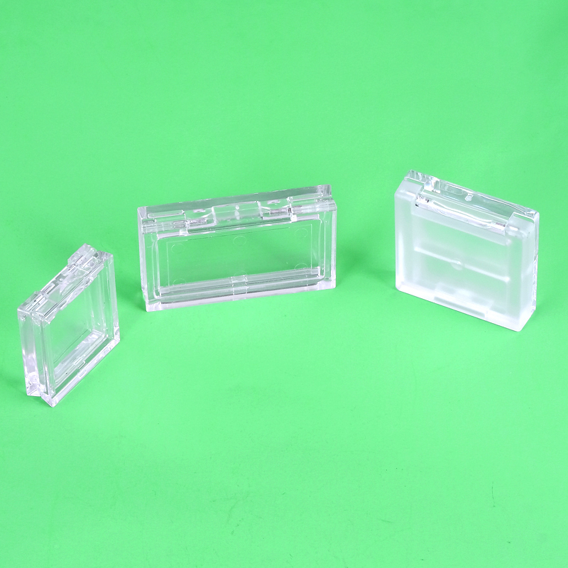 Empty Clear Square Eyeshadow Container Compact Case