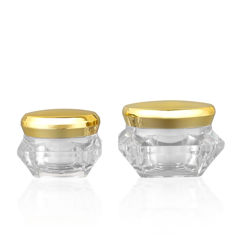 Diamond Clear Container Pot Acrylic Cosmetic Jars