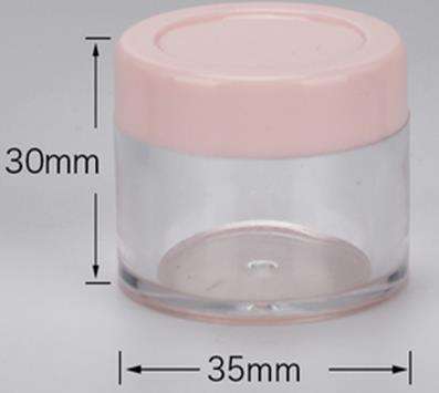 10g Empty PS Transparent Cream Jar