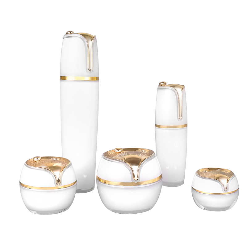 Acrylic Plastic Double Wall Cosmetic Cream Jars