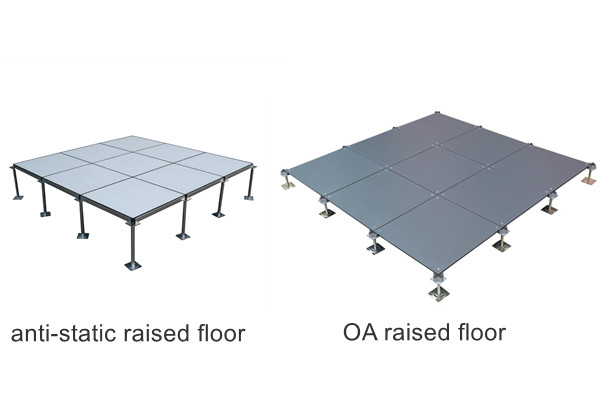 China Anti-Static Full Steel Structure Raised Access Floor with PVC Tile Finish