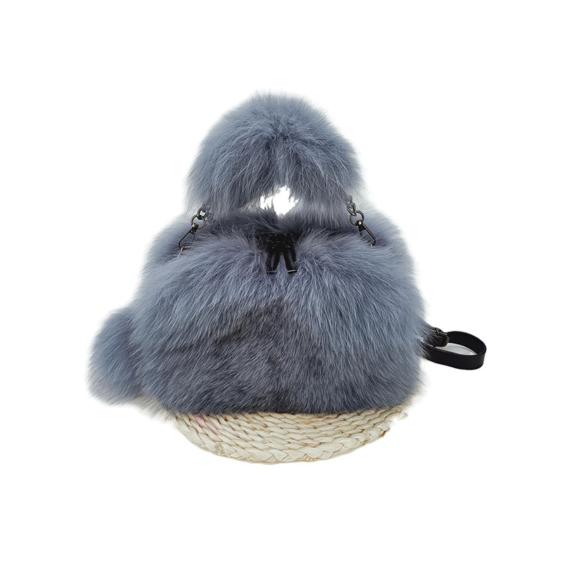 women's bags new real fox fur fashion Handbag wholesale 