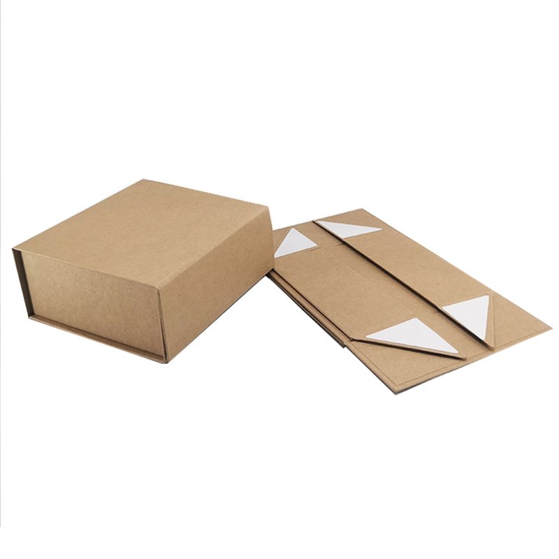 Custom Luxury Foldable Golden Magnet Art Paper Gift Box Closure