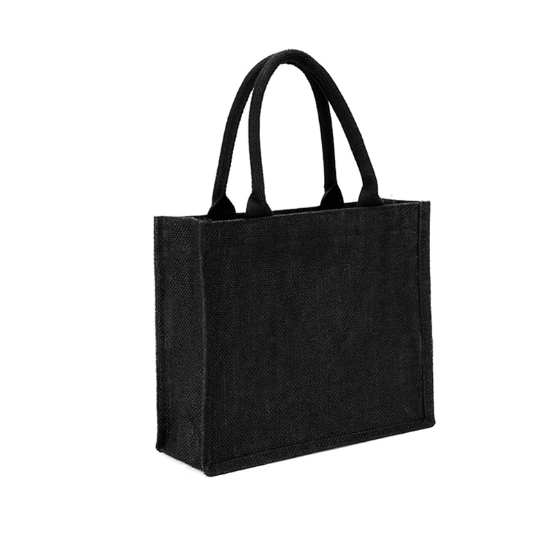 Custom Black Environmental Protection Jute Bag