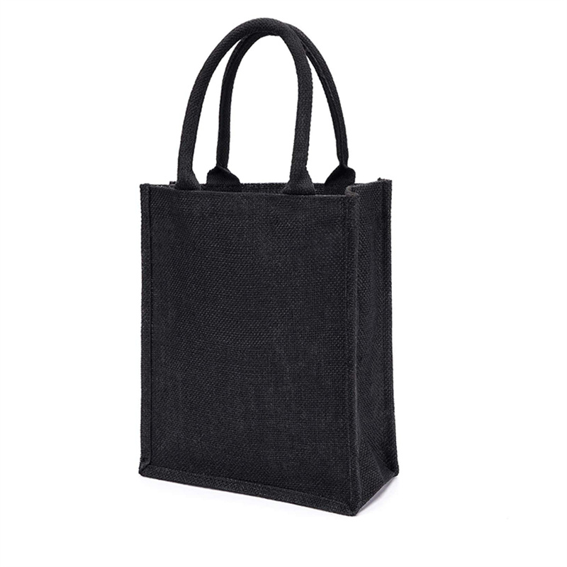 Custom Black Environmental Protection Jute Bag