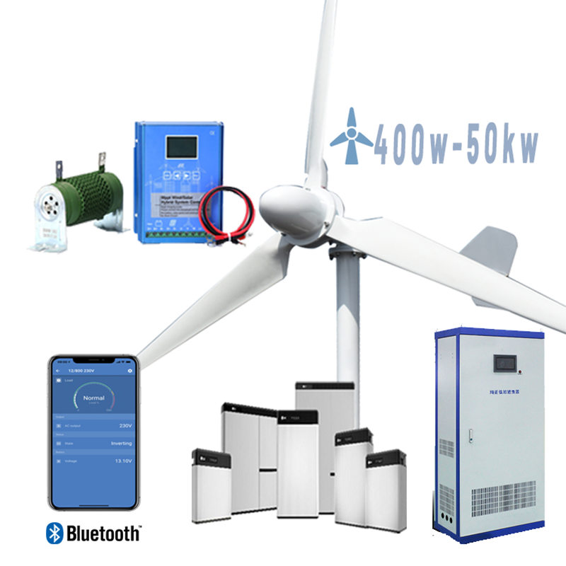  Full Series of Horizontal Axis Wind Turbine Off-grid Systems - Easily Achieve Green Energy Conversion