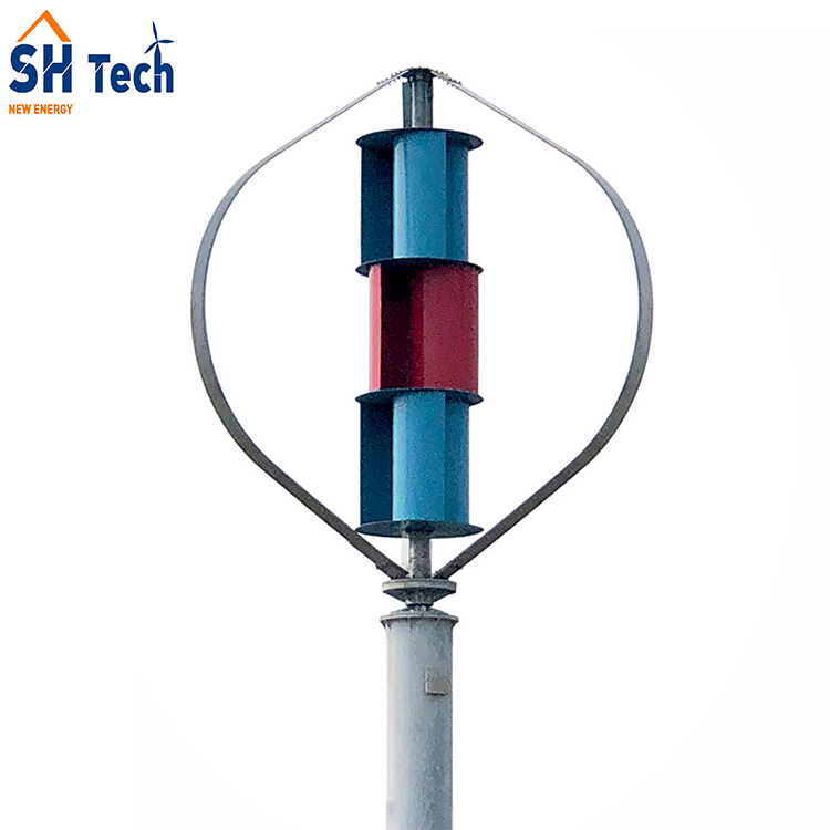 Revolutionary 3KW 12V 24V 48V Vertical Axis Maglev Wind Turbine