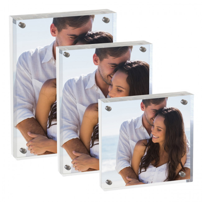 Freestanding Acrylic Photo Frame With Magnet Profile Acrylic Poster Frame