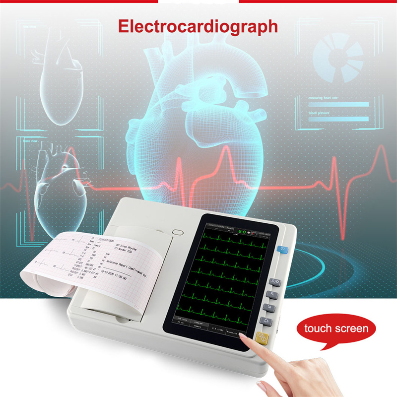   Electrocardiograph SM-601 6 channel portable ECG machine