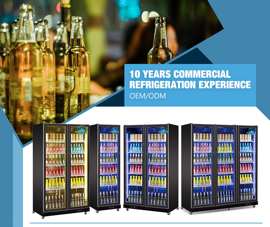 commercial display freezer & beverage cooler
