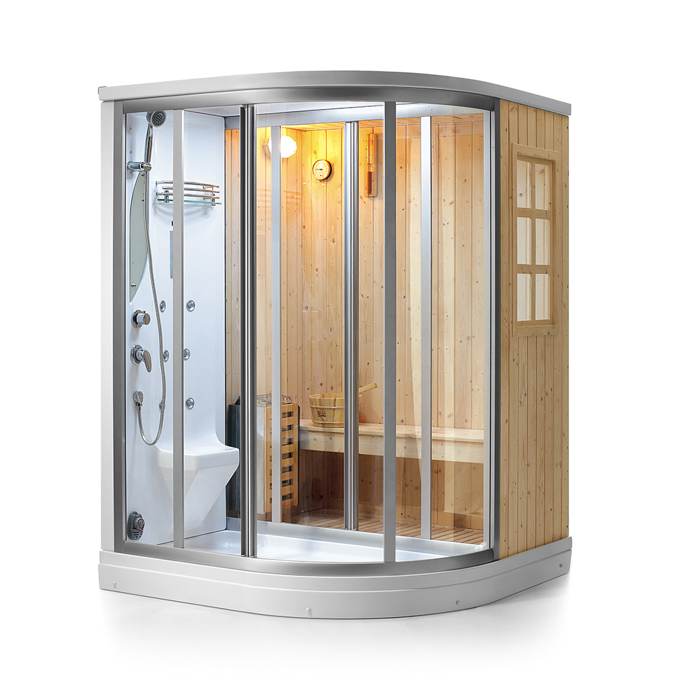 SSWW SAUNA ROOM S618 FOR 2 PERSONS 1500X1500MM