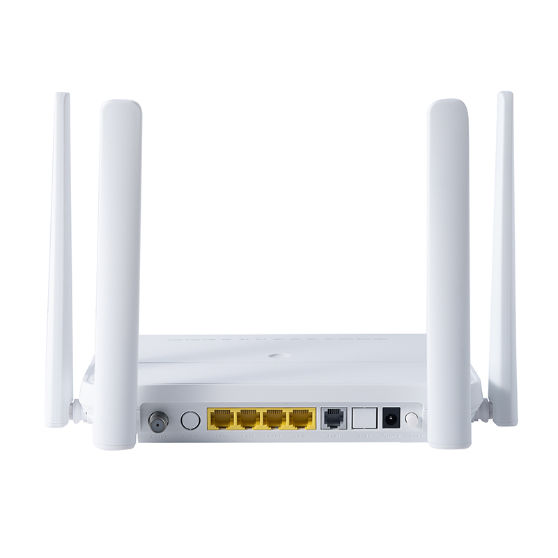 WIFI6 AX3000  4GE WIFI CATV POTs 2USB ONU Supplier