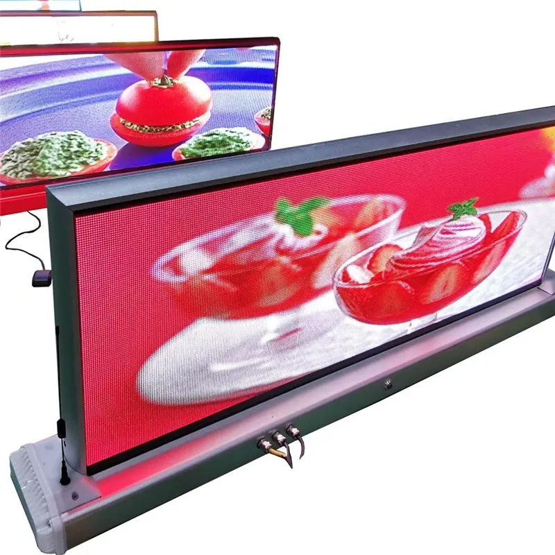  P2.5 Outdoor 4G WiFi GPS Digital Taxi Roof Led Display screen