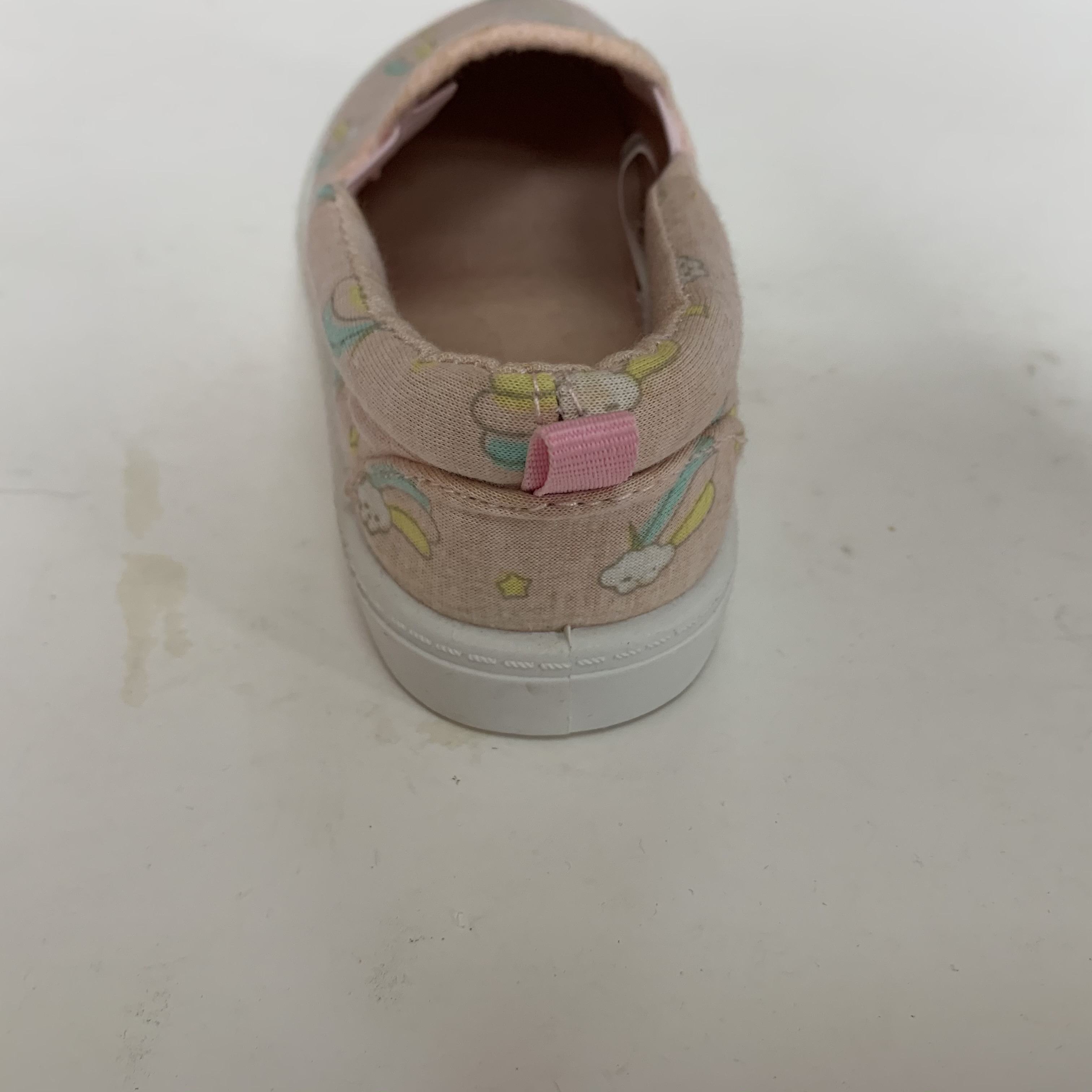 Lovely Fashion Rainbow Cloud Jersey Upper Loafer Shoes