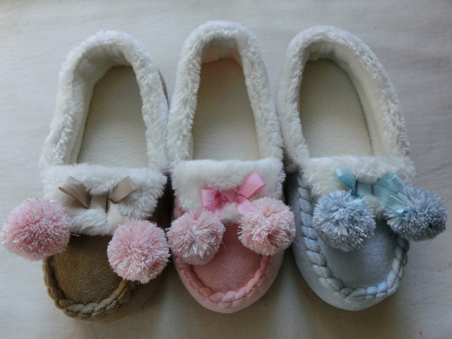Kids' Girls' Moccasins Cozy Slippers