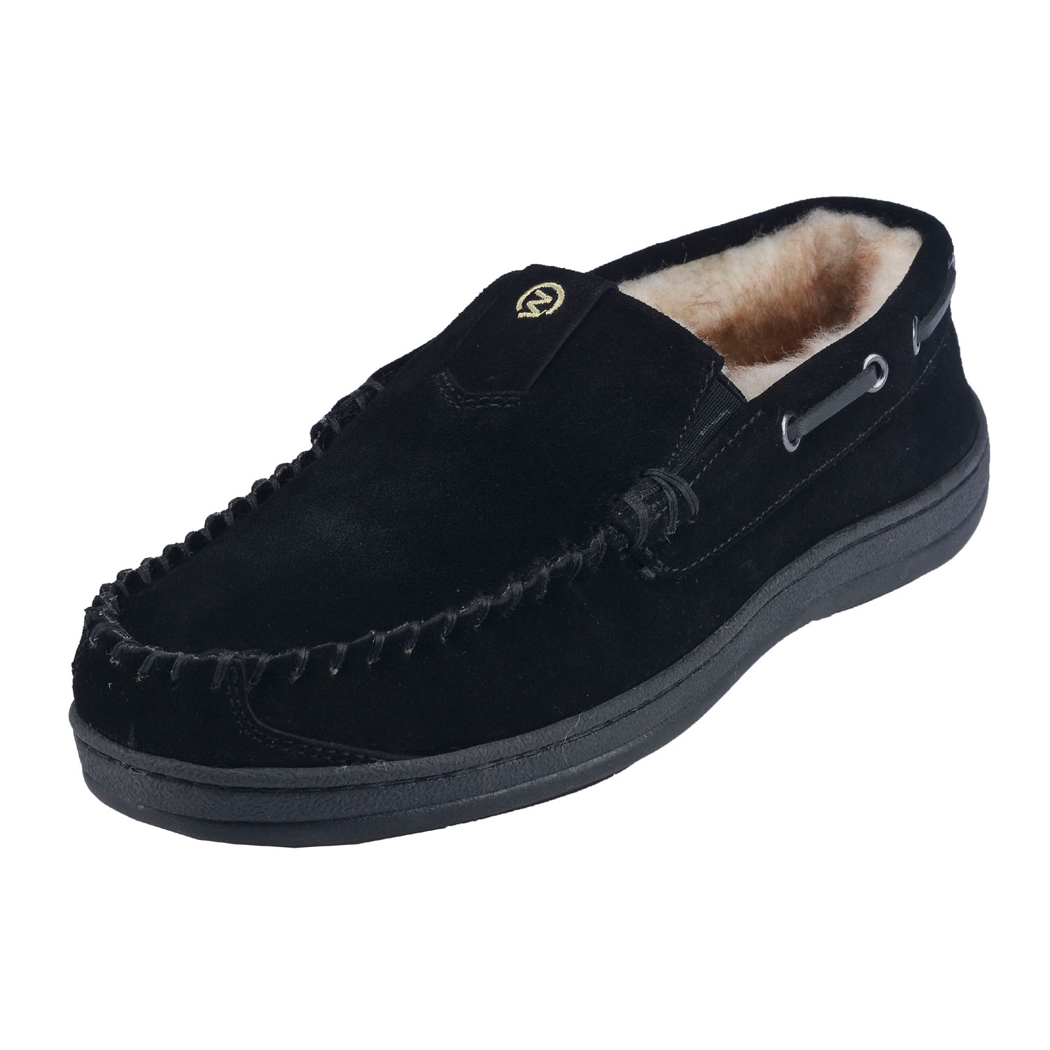 Men's Suede Leather Mocaasin Slipper Slip on Shoes 