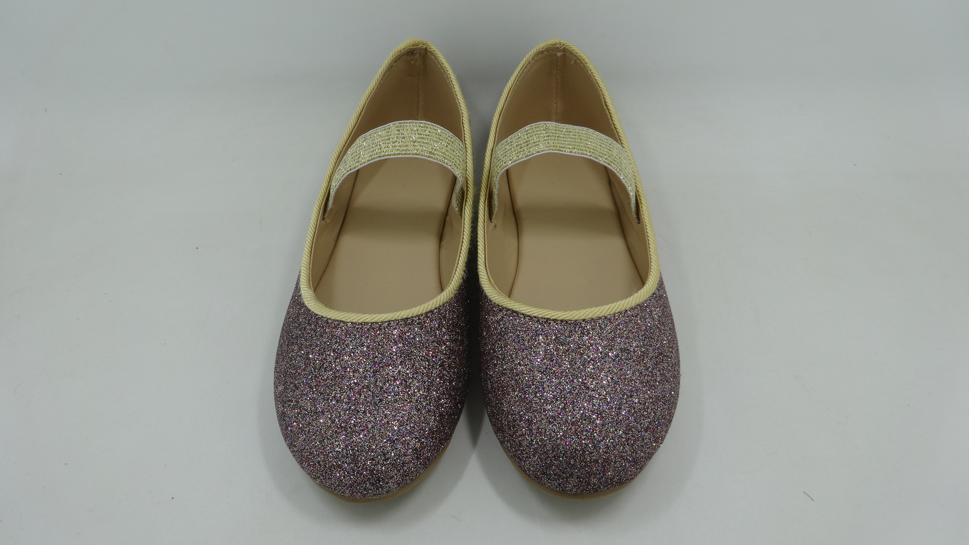 Girls Dress Shoes, Glitter Mary Jane Ballet Flats Slip on Shoes