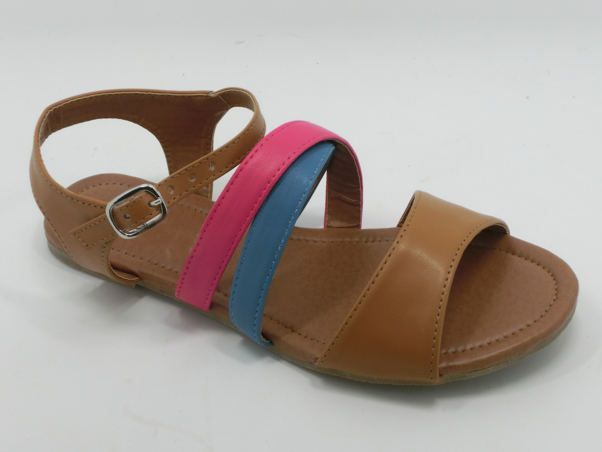 Women's Flat Sandals Slip On Summer Gladiator Open Toe Slingback Shoes 
