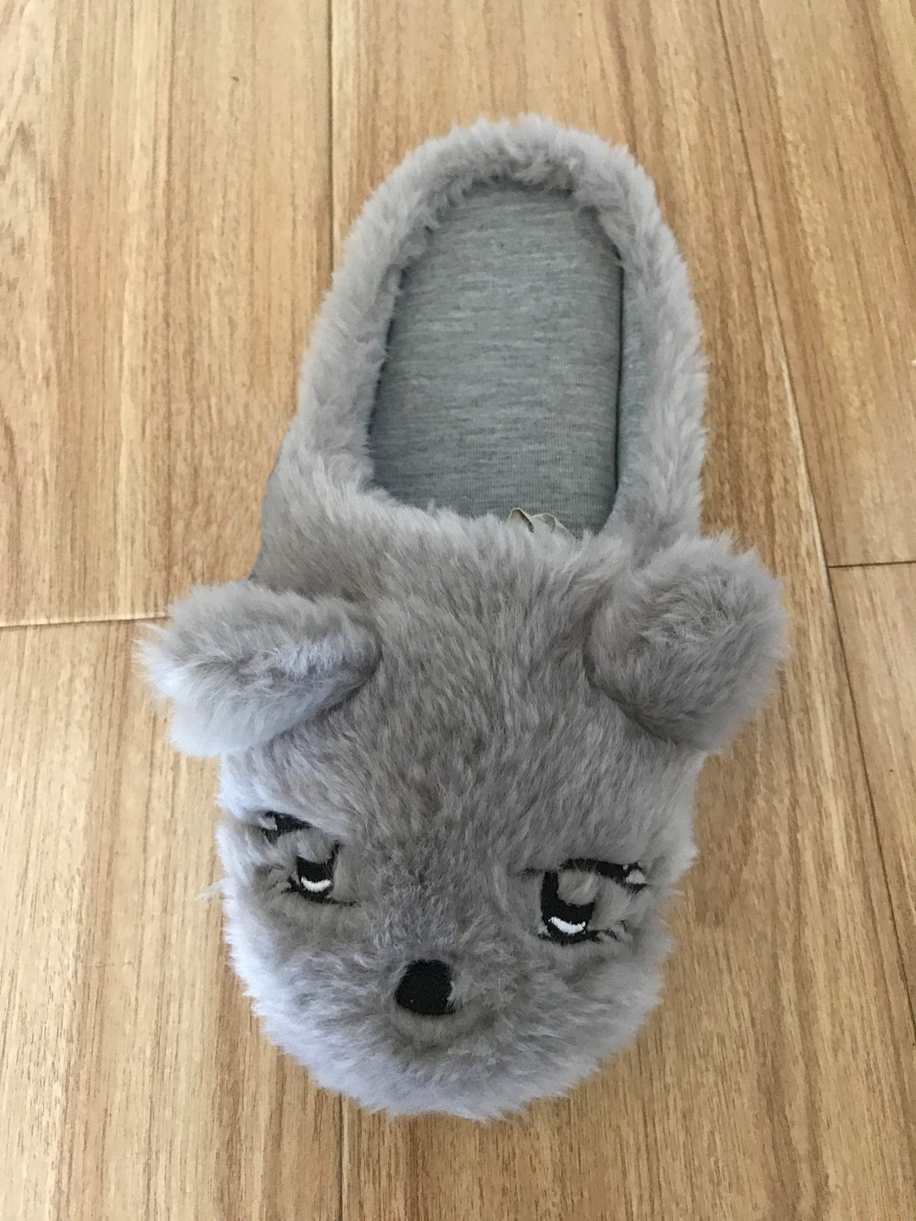 Kids' Racoon Slippers Warm Slip On Shoes