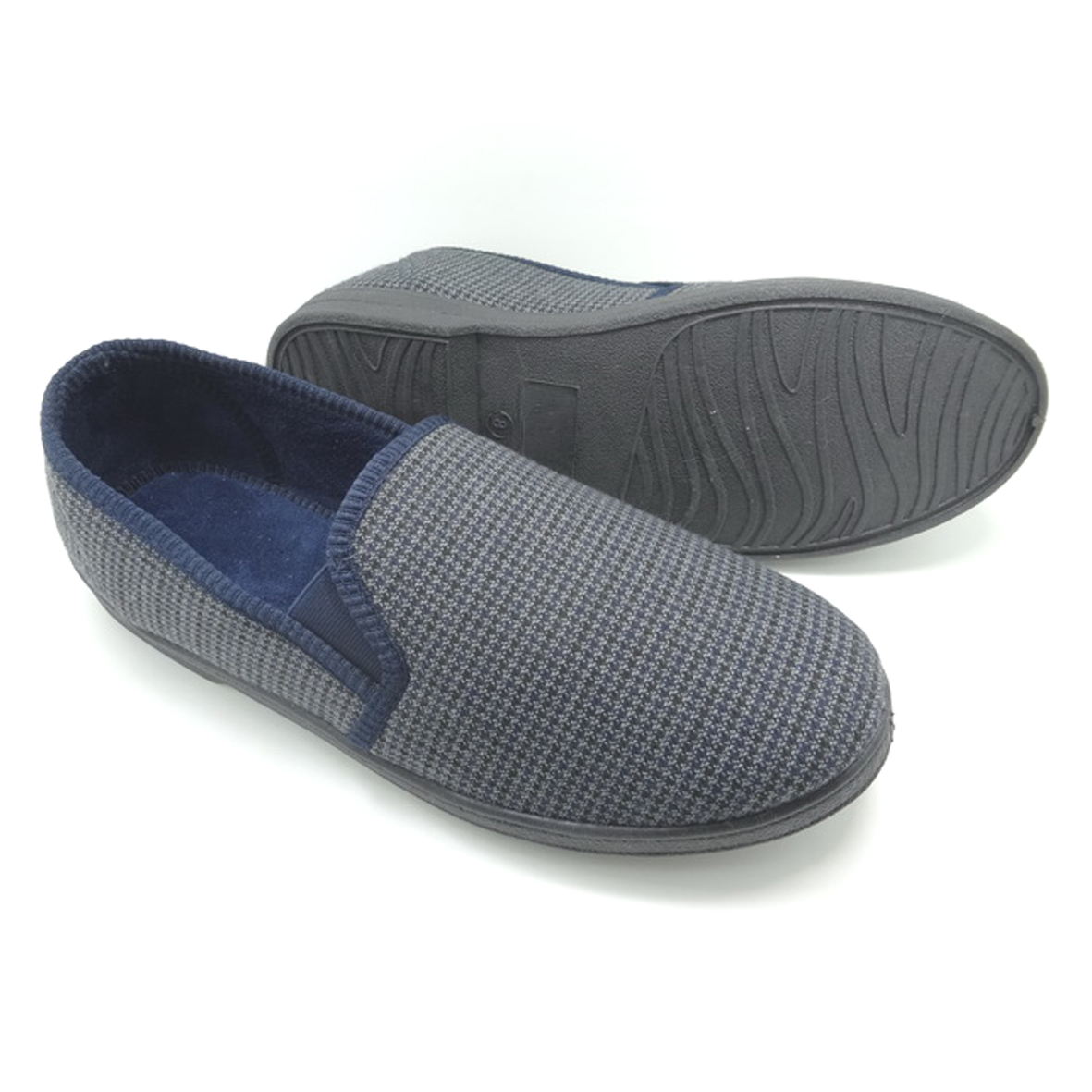 Men's Felt Casual Shoes with Microsuede Lining Slip-On Loafer 