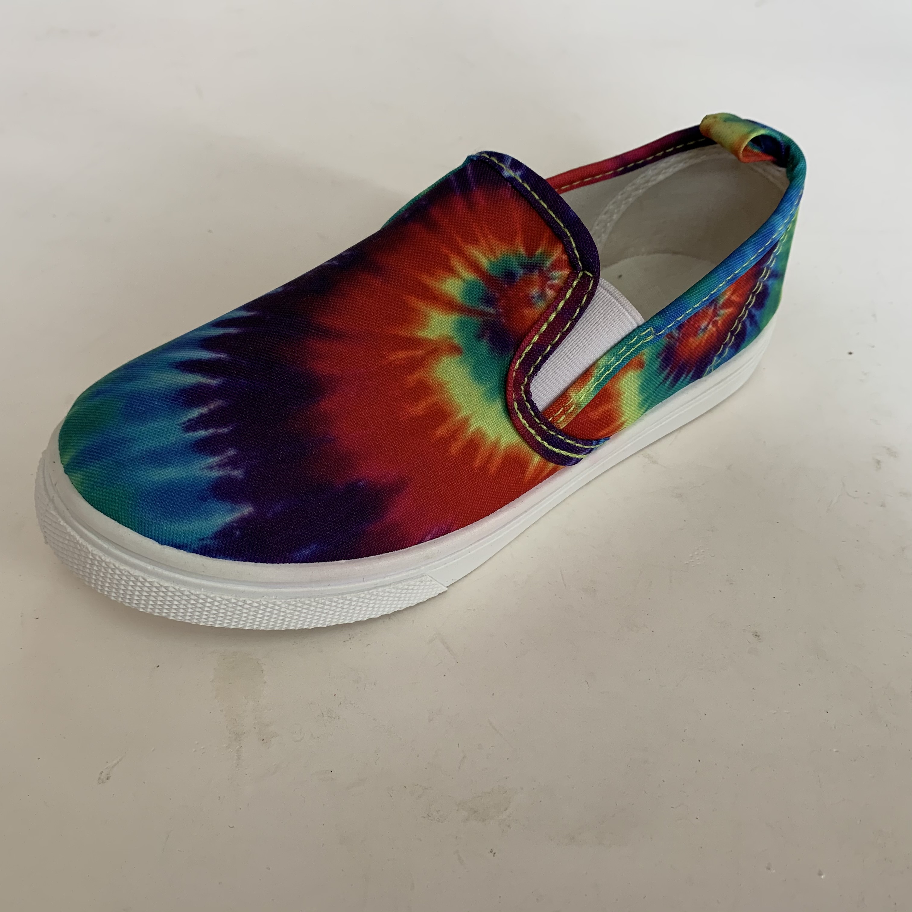 Unisex Kids and Toddlers' Casual Slip-on Printed Canvas Shoe Sneaker 
