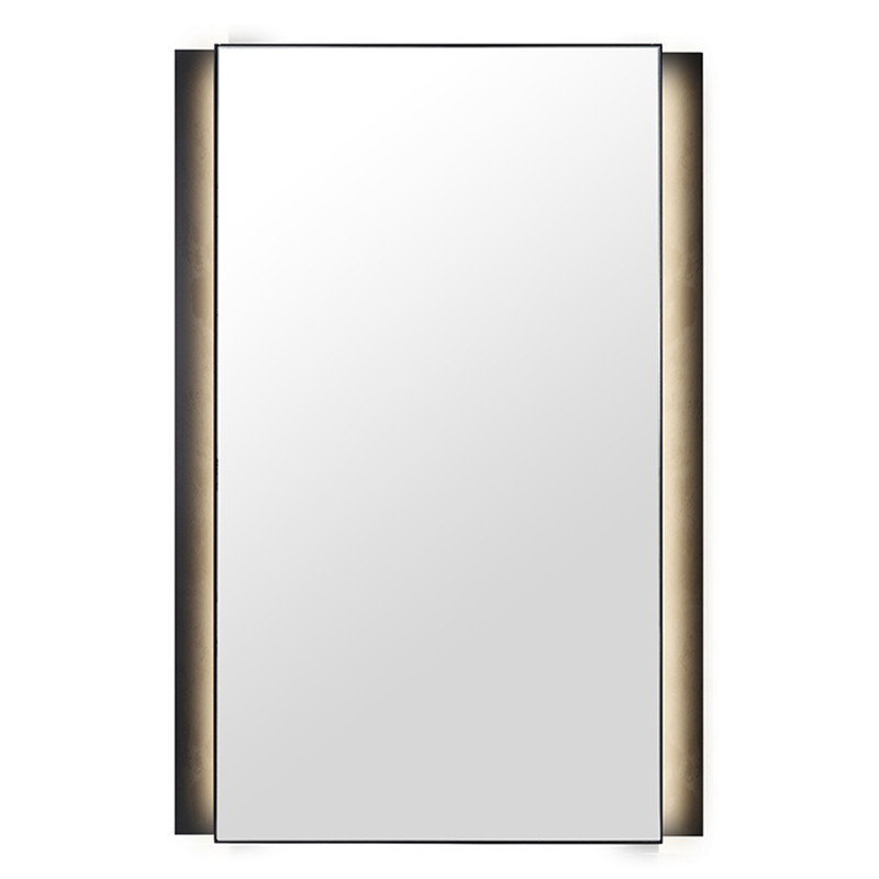Rectangular Iron Frame Led Mirror Can Be Customized