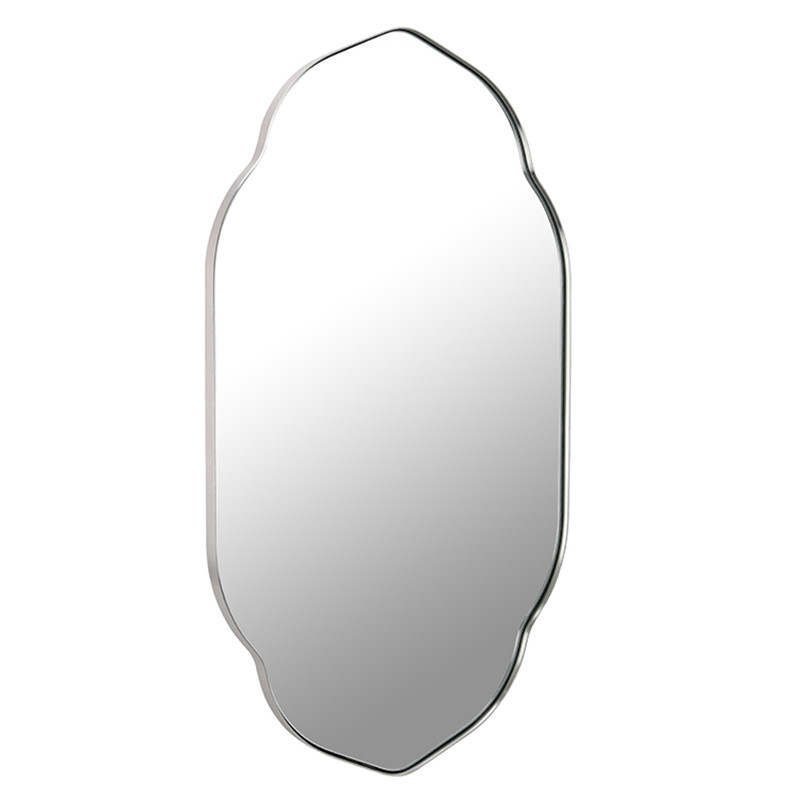 Modern Oval Wall Mirror for Bathroom and Living Room with Customizable Frame