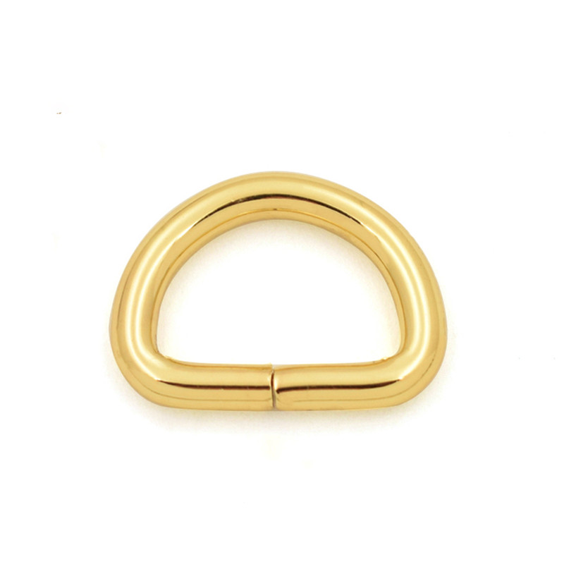 High Quality Colorful Metal D Ring D rings Hardware D Ring For Handbags D Buckle