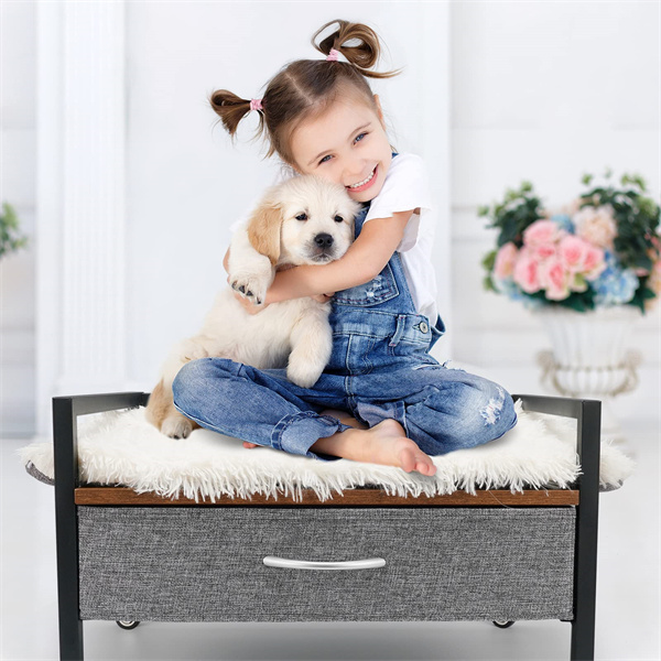 Wholesale Modern Wood Pet Cat Bed Frame with Drawer
