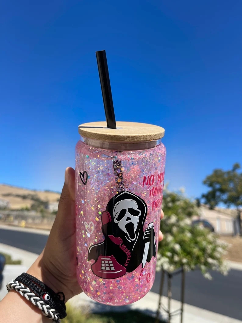 Starbucks Released A Black and White Studded Tumbler with A Matching Striped Straw and It Is Everything