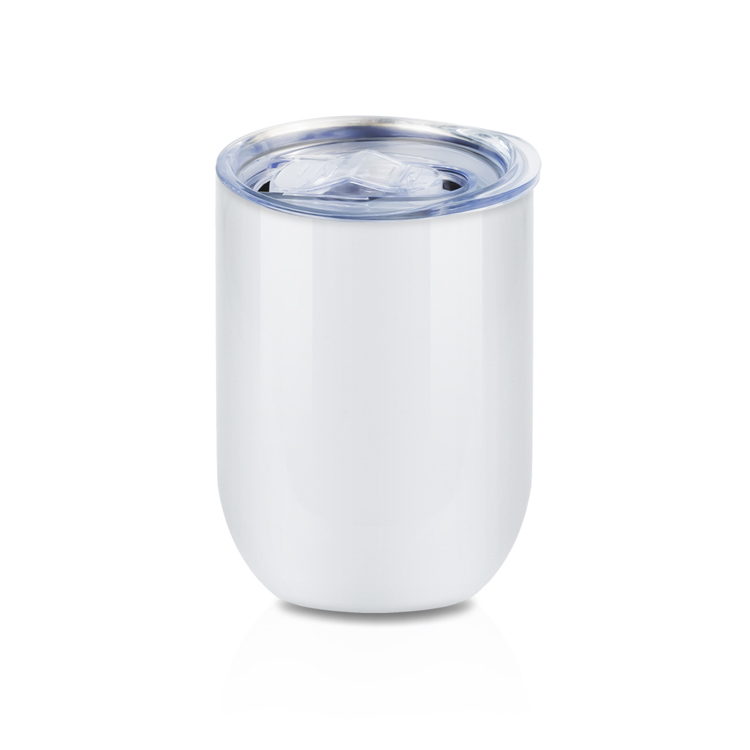 sublimation blank 12oz double walled stainless steel cup vacuum wine tumbler