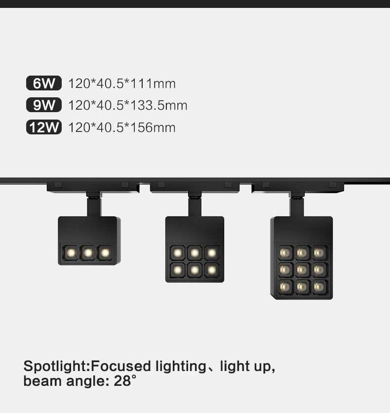 ultra thin magnetic track light.9