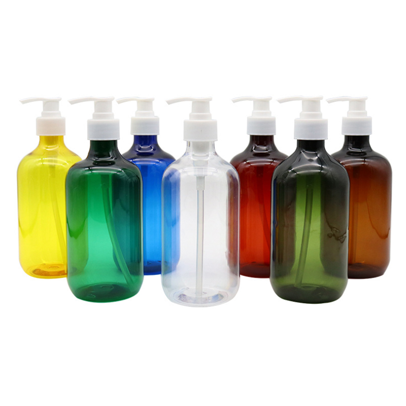 Empty Clear Shampoo and Conditioner Set Plastic Hand Wash Saniztier Chloroform Spray Bottle Pet Bottle With Lotion Pump