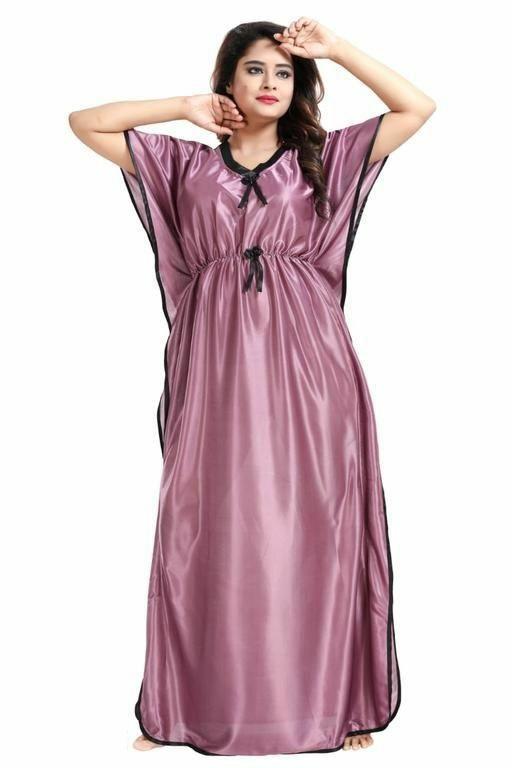 Custom Sleeveless Satin Nightdress | vipstore