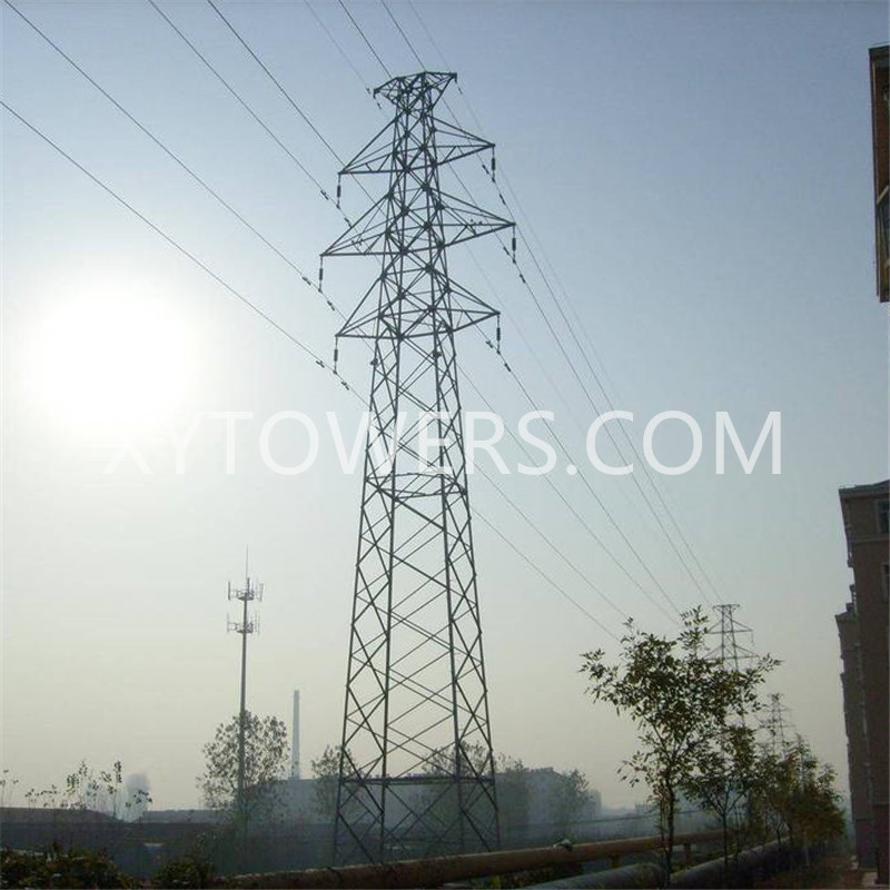 33kV Hot Dip Galvanized Electricity Angle Steel Tower