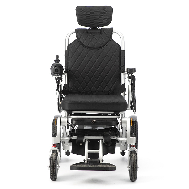 New deisgn electric reclining wheelchair lightweight and portable wheel chair for the disabled 