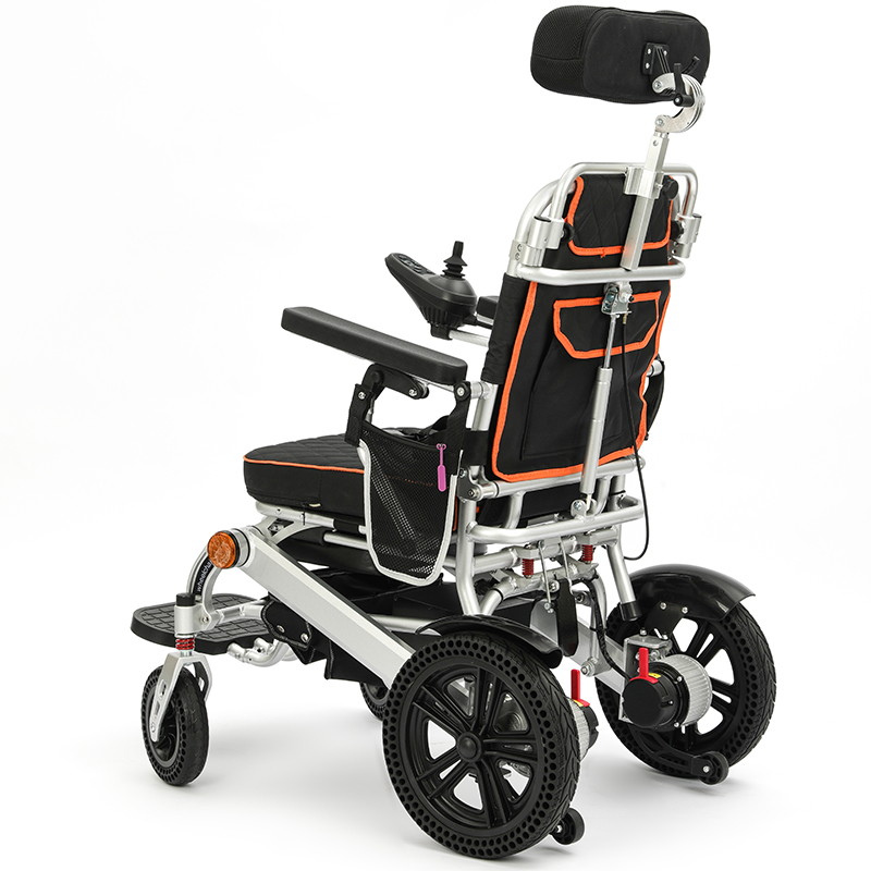 Recline backrest electric wheelchair with Footrest protable and easy to opertate for the disabled YH-E6019