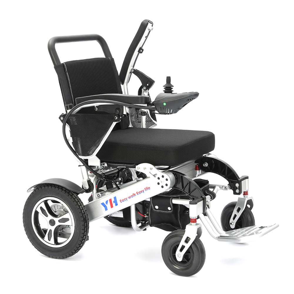 1Aluminum Alloy ligthweight and portable electric wheelchair fot Adults YH-E7001
