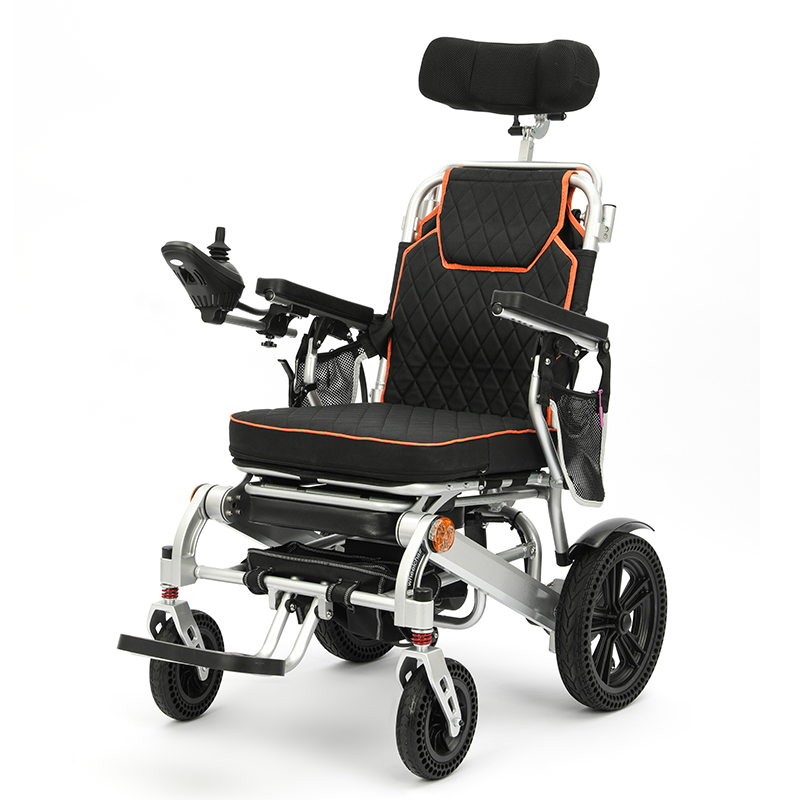 Recline backrest electric wheelchair with Footrest protable and easy to opertate for the disabled YH-E6019