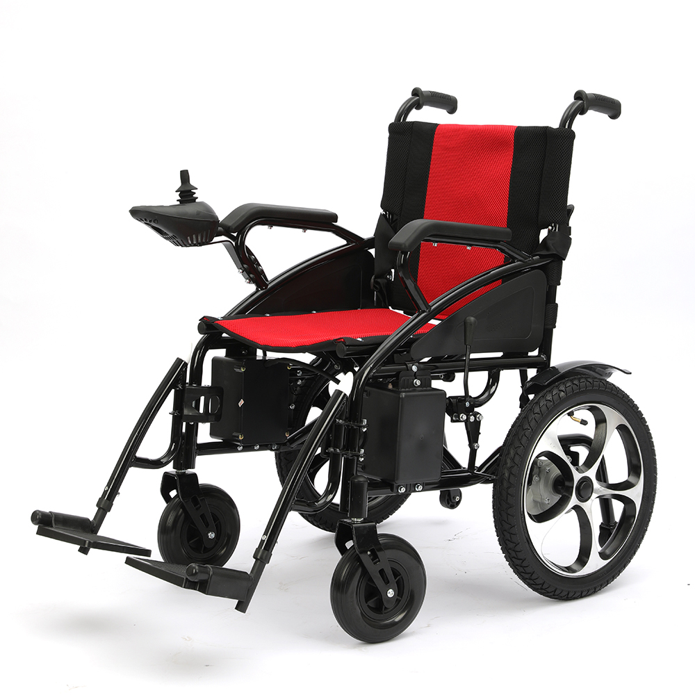 Steel Power Wheelchair Electric Folding Lightweight Wheelchair YH-E6011