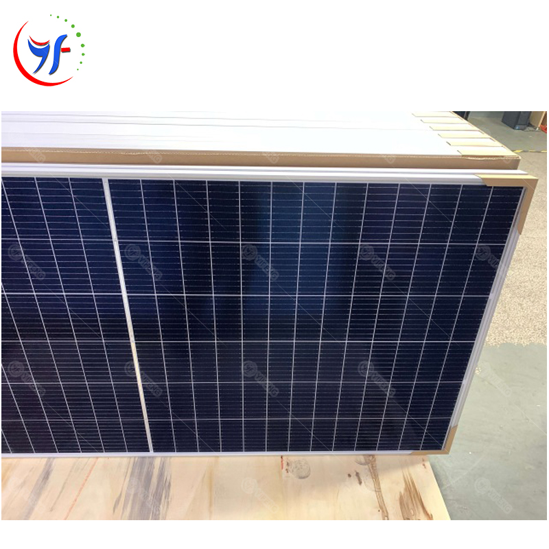 High Efficiency Bifacial Solar Panel Double Glass 550w Half Cell Monocrystalline Silicon Solar Panel