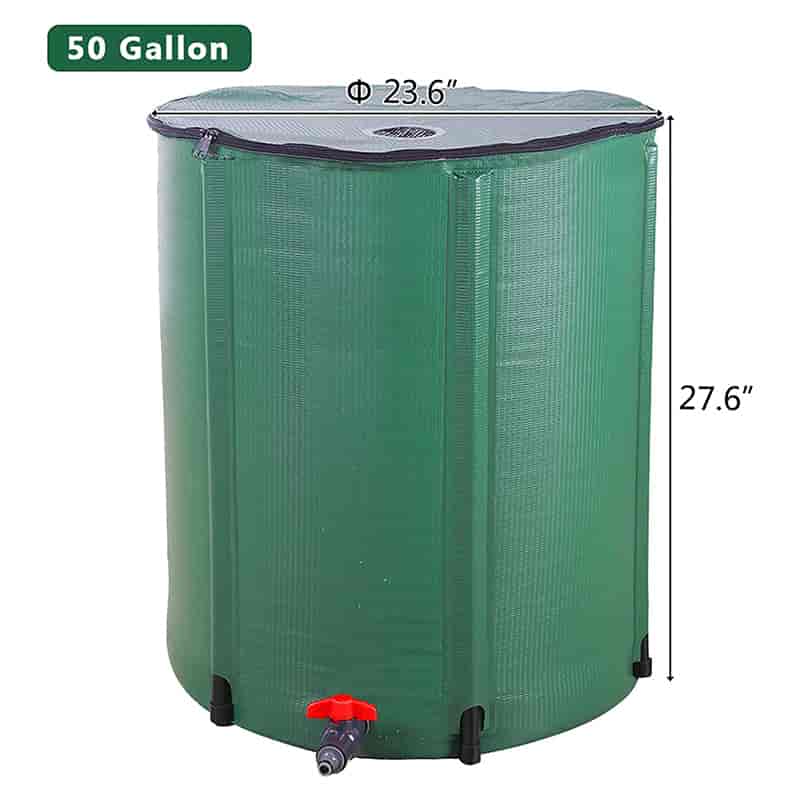 Foldable Garden Hydroponics Rain Water Collection Storage Tank