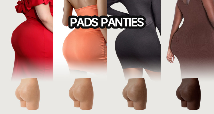 Sexy Large Buttocks Silicone Hip Pants Pads Panties For Women False Silica Gel Butt Big Bum Shaping Panties