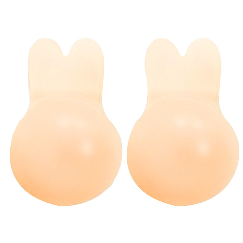 Invisible Bra/Silicone Invisible Bra/ Rabbit Push Up Silicone Nipple Cover